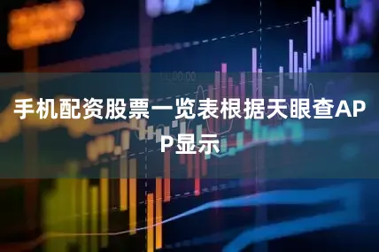 手机配资股票一览表根据天眼查APP显示