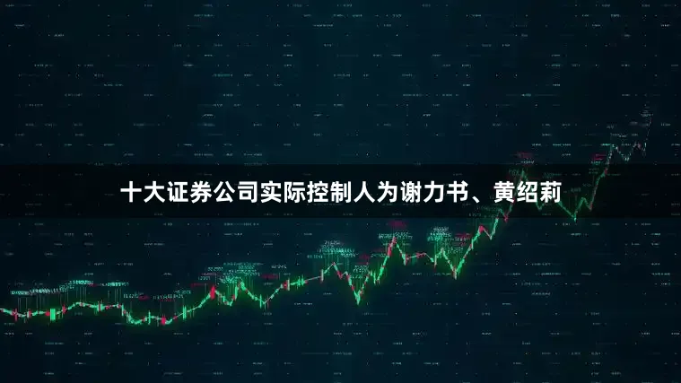 十大证券公司实际控制人为谢力书、黄绍莉